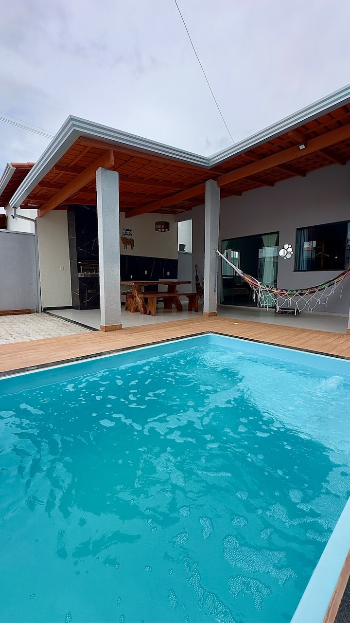 Casa Nova C/ Piscina, Churrasqueira, Ar E Wi-fi - Prado