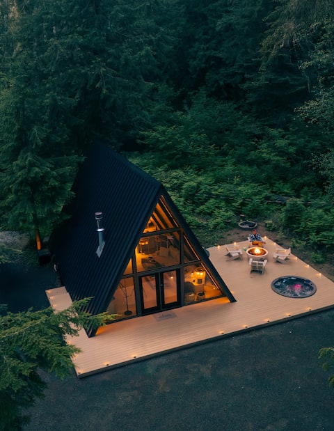 Lafa A-Frame Cabin @ Mt. Rainier