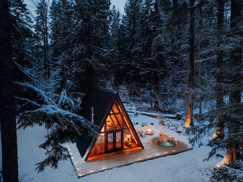 Lafa A-Frame Cabin @ Mt. Rainier