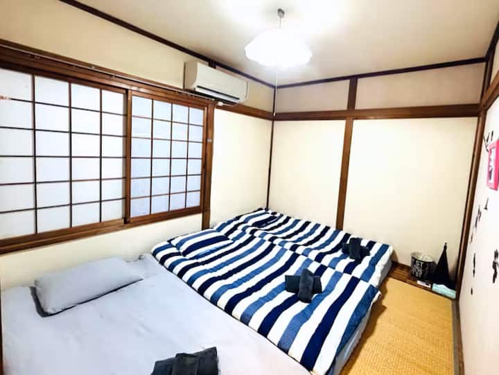 日本の伝統的な家2階貸切・天下茶屋駅徒歩6分，難波2駅電車10分＆関空35分・通天閣心斎橋梅田便利 - Japón