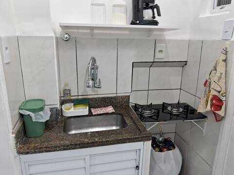 Successful Airbnb property: cozy kit in Embaré. in Santos