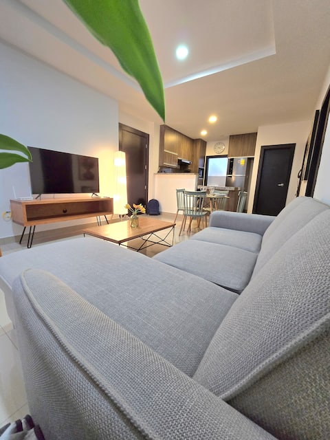 Bright, safe, parking,