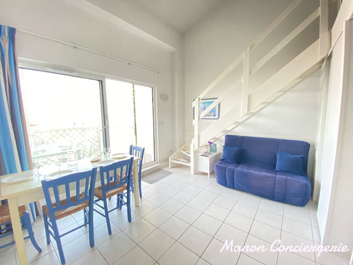 Appartement Plage Sud Belle Vue Mer & Piscine - Île-d'Aix