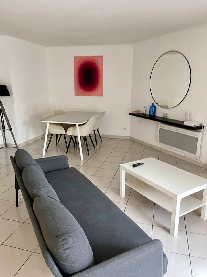 Grand T2 Moderne  Terrasse  Parking  Netflix - Saint-Jory