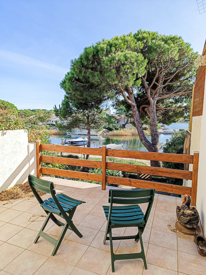 Maison Bord Du Lac - 6 Personnes - Proche Mer - Leucate