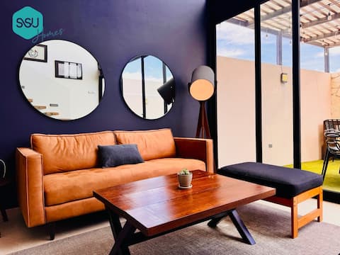 Casa Huma Jazz style and Jacuzzi inside