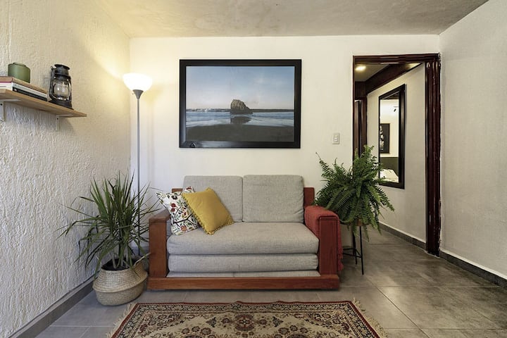 Loft Privado Confortable Con Cocineta Y Céntrico. - Celaya