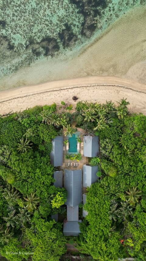 Beach Villa Fiji, on the beach, Chef option