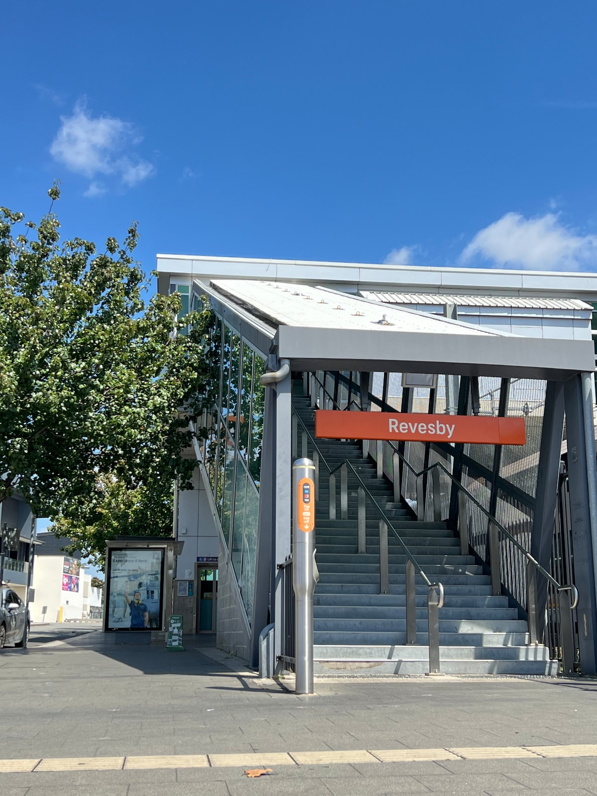 Lovely, convenient, train direct to airport & city