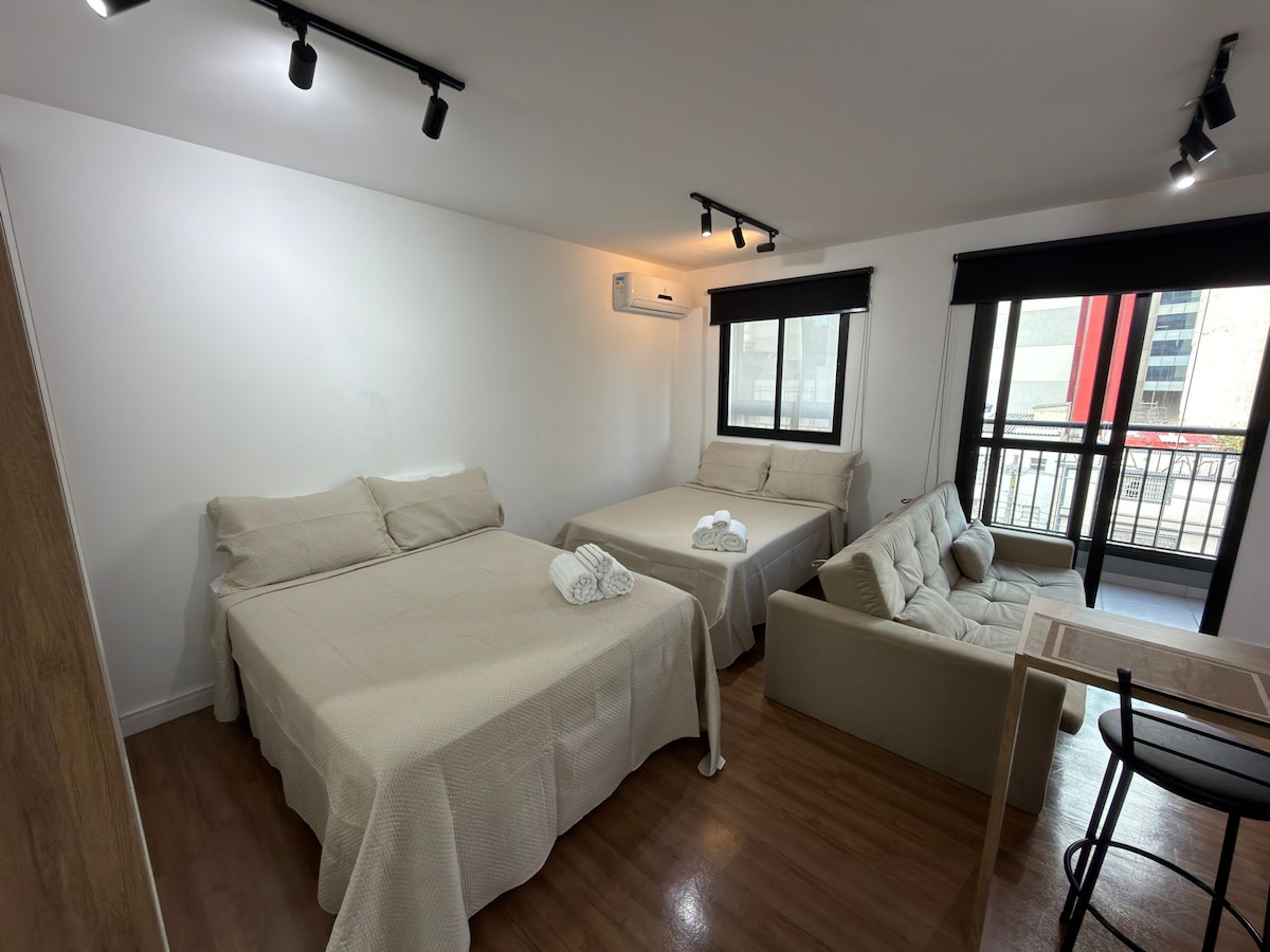 Imóvel de sucesso: Apartment | Liberdade Neighborhood | Air Conditioning em Sé
