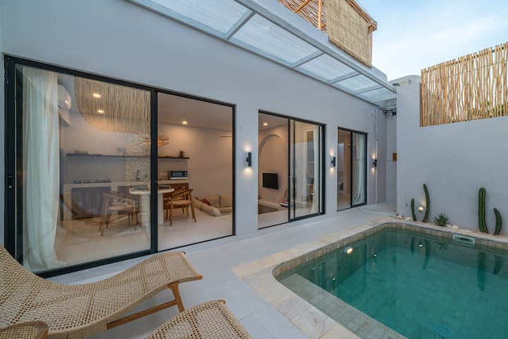 Belle Villa 2 Chambres, Quartier Branché De Canggu - Canggu