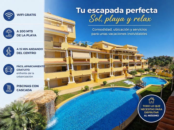 Apartm 200 M To Beach-15 Min Walk Center-4 Pools. - Dénia