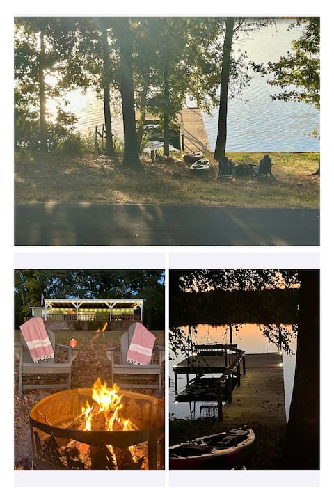 The Sunset Lodge Lakefront Home