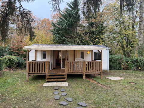 Air-conditioned mobile home for 5 people, CMP 3* Paris 45 km away