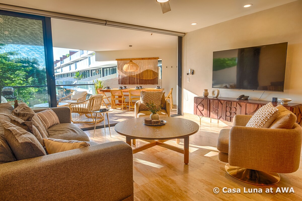 Popular Airbnb listing: Casa Luna • Resort-Style Luxury • 3BR AWA Playacar in Playacar Fase Ii