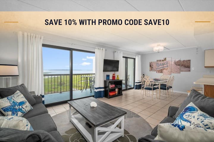 Direct Bayfront Condo W/ 2 Bedrooms & Outdoor Pool - Ocean City, MD