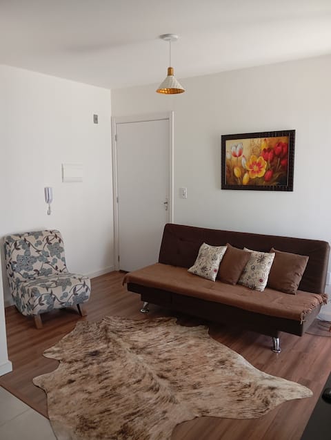Imóvel de sucesso: Apartment with 2 bedrooms, balcony, 2 air conditioners, covered parking. em Santa Maria