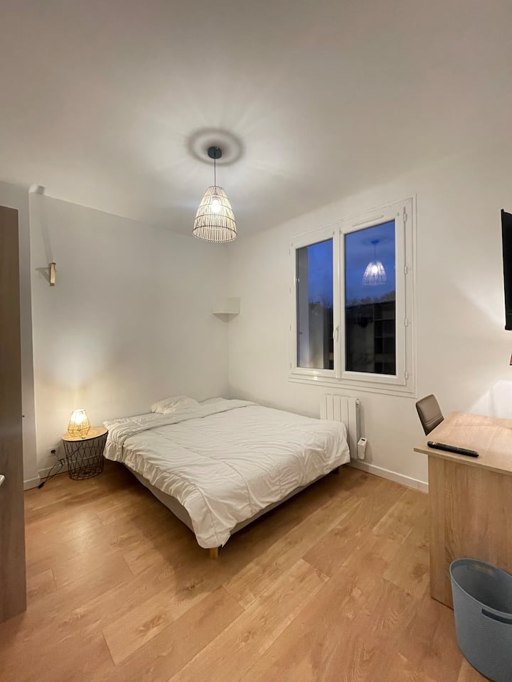 Chambre Cosy 1 - Proche Nantes Centre - Saint-Herblain