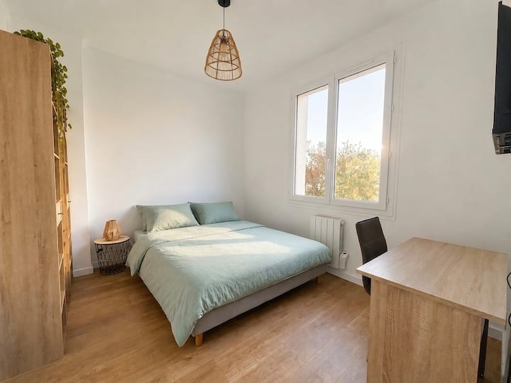Chambre Cosy 1 - Proche Nantes Centre - Saint-Herblain