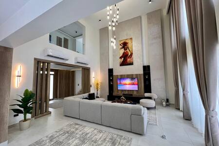 Unique Beige Villa adults only