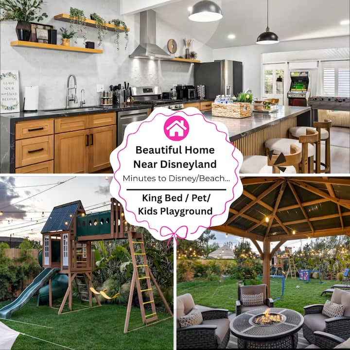 Beautiful Home Near Disneyland / King Bed /Pet - ブエナパーク, CA