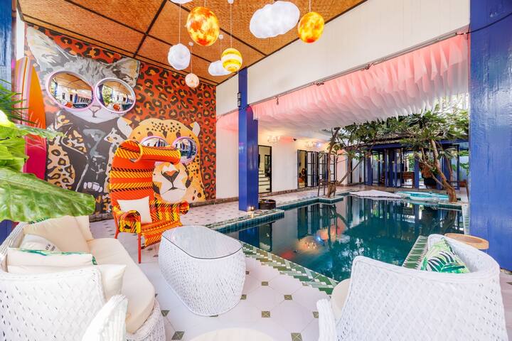 迪奥花园 曼谷泳池别墅 KTV 私人泳池 户外绝美景观 gallery image 2