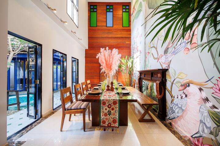 迪奥花园 曼谷泳池别墅 KTV 私人泳池 户外绝美景观 gallery image 3