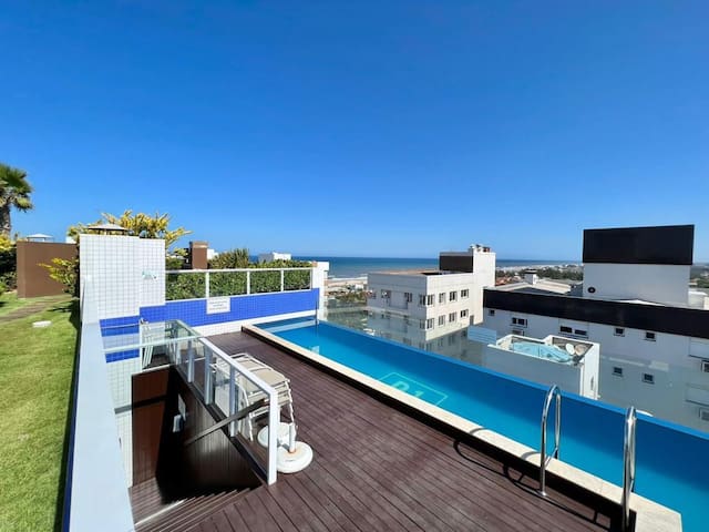 Entire home with 1 bedrooms in Capão Da Canoa - Paraíso! Terraço e Vista P/ Mar