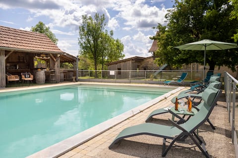 Two-Villa Estate with Pool Valley Views