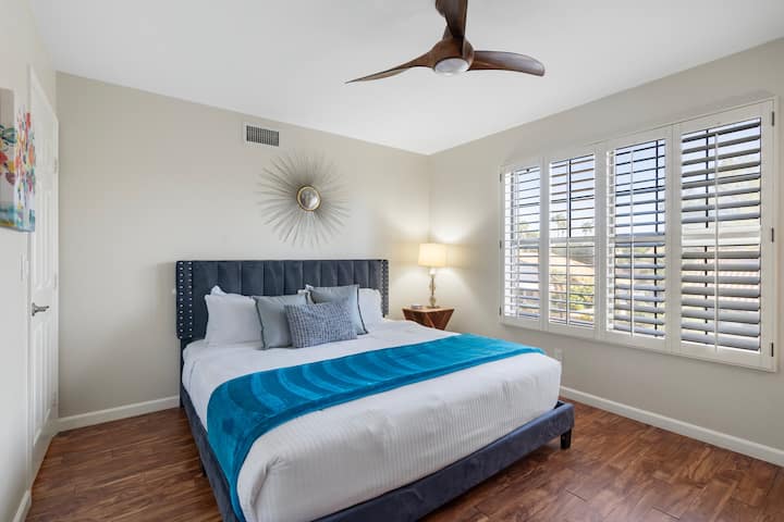 King Bed in bedroom number 2.