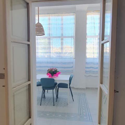 A stone's throw from the sea