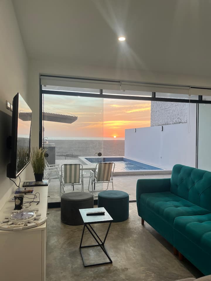Casa De Playa Cañete +Pet Friendly+wifi+ Piscina - San Vicente de Cañete