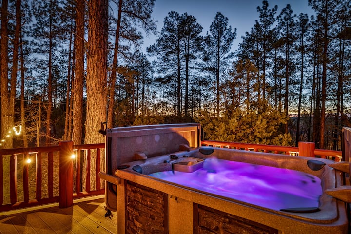 Private Cabin+hot Tub+sleeps 30+near Woodland Lake - Pinetop-Lakeside, AZ