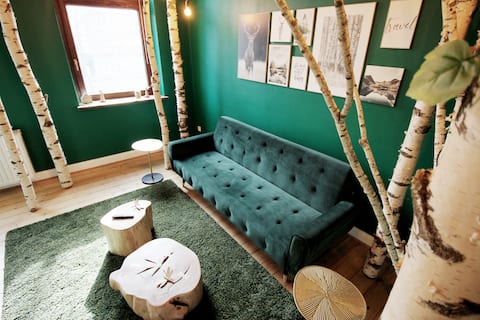 Erfolgreiche Airbnb-Immobilie: Wood Lodge | Business & Family: WiFi, Self-Checkin in Hochfeld