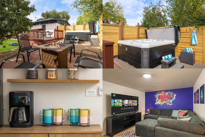 Mini Golf • Fire Pit • Hot Tub | Game House For 14 - Arvada, CO