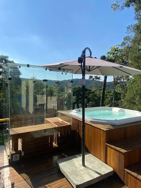 Romantic Chalet with Hot Tub and Sauna | Wine Route