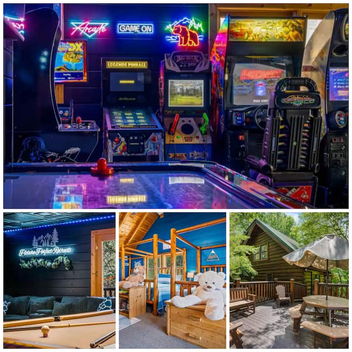 Renovated Arcade Room I Kid's Loft I I Easy Roads - Cabins for