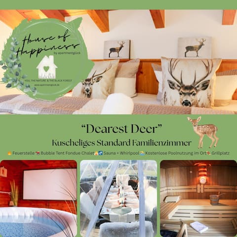 Top Airbnb: "Dearest Deer" im House of Happiness (10) in Schluchsee