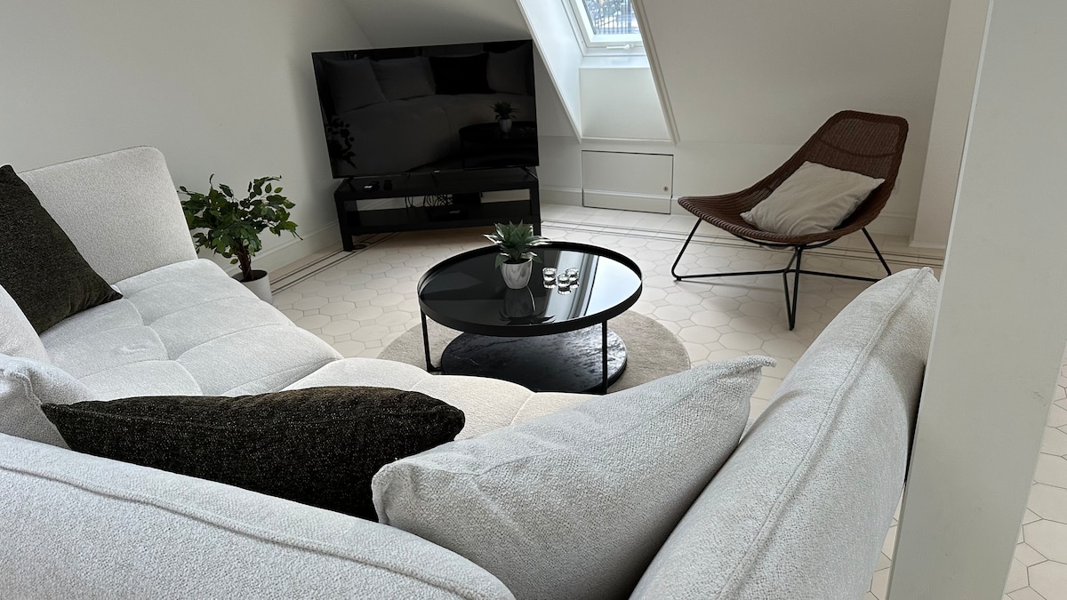 Successful Airbnb property: Penthouse with two bedrooms & 2 terraces (8.5) in Enge