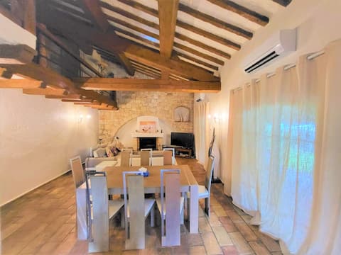 Top performing Airbnb: Villa WithGarden- Pool - Wifi - AC-View Of The Sea in Cagnes Sur Mer