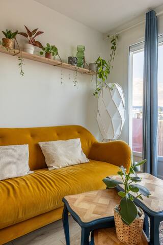 Entire home with 1 bedrooms in Clermont Ferrand - Les Charmettes #Cosy#Garage#Balcon