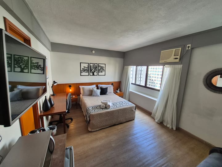 Flat C/ Ar Condicionado| 550m Hospital São Paulo - San Paolo, Brasile
