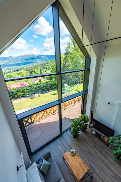 Apartament Platinum: widok na góry, sauna, taras