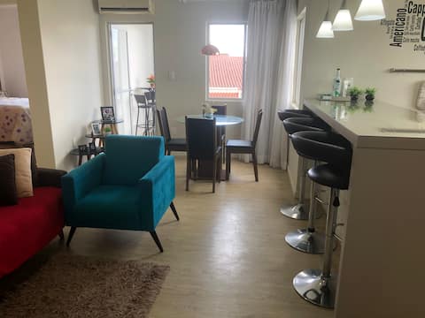Imóvel de sucesso: Cozy apartment in Kobrasol em São José