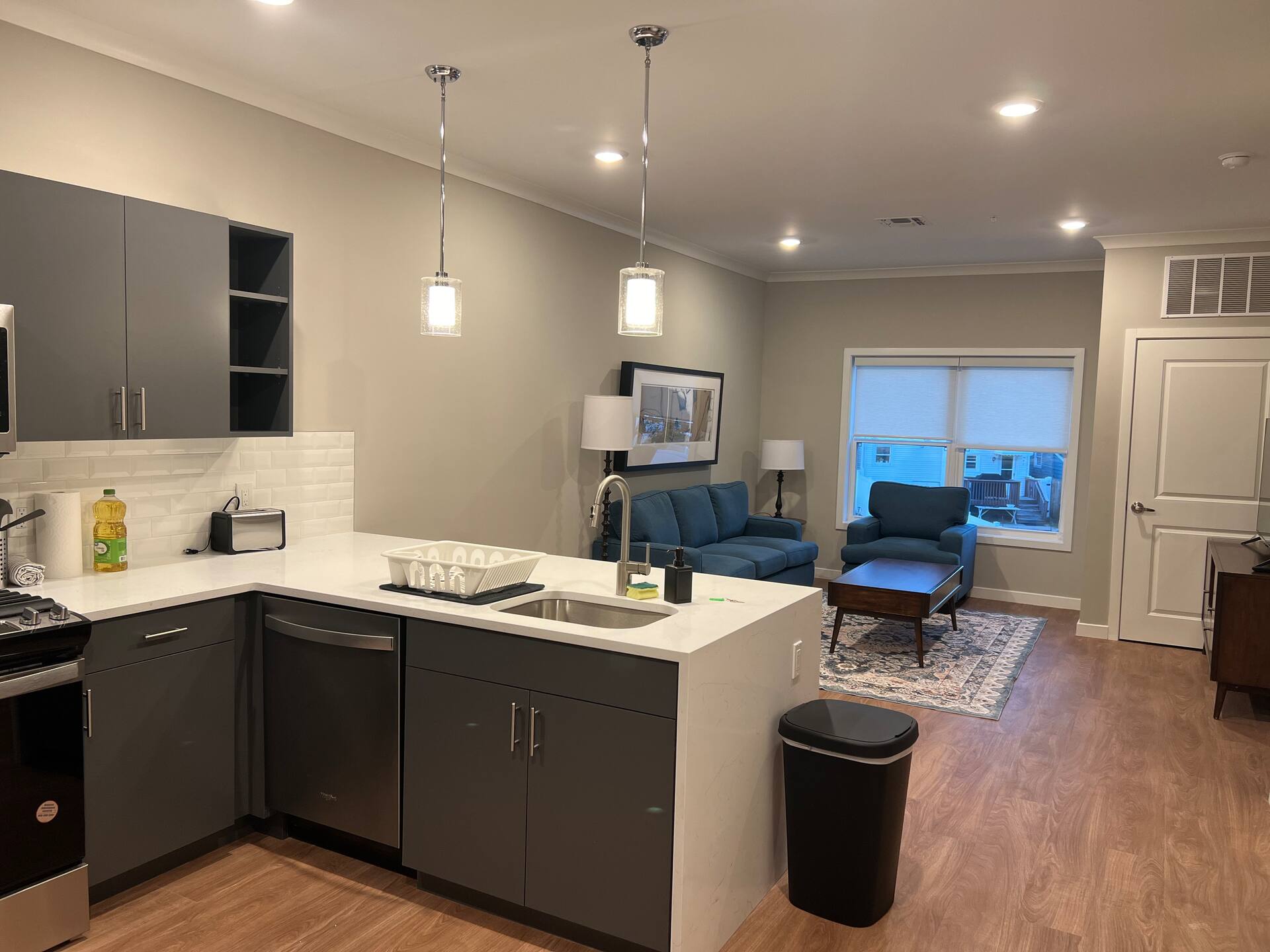 212 Modern 1BR | 2-Min Walk to Train |Free Parking