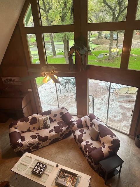 Top performing Airbnb: Aframe Ranch House in Roanoke TX in Fort Worth