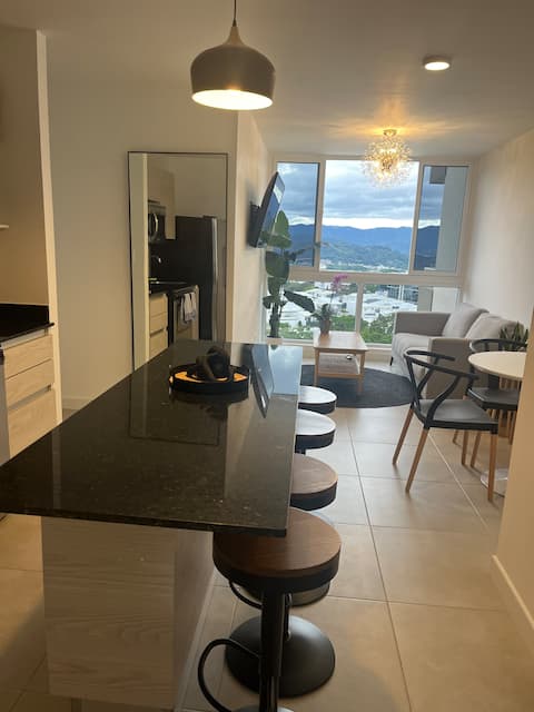 New apt with city & natural view