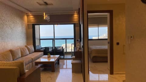 Top performing Airbnb: Beautiful apartment with sea view in Kénitra Province