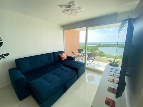 Top Airbnb: Beautiful Resting Apartment in Playa Mendoza in Tubará
