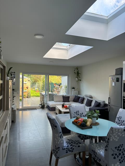 A house with its own light.